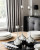 LHQOO Set of 3 Silver Taper Candle Holders 13.78" – Modern Centerpiece