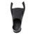 Alomejor Freediving Fin Foot Pocket L EU 43-44 TPE Non-Slip Black