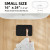 TYUU Black Non-Slip Bath Mat 16x24 – Quick-Dry & Machine Washable