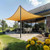 Garden Expert 13'x19' Rectangle Sand Shade Sail – 185GSM HDPE UV Block
