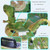 FindUWill 65" Dinosaur Inflatable Snow Tube - Heavy-Duty Double-Layer PVC Sled