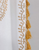 Labhanshi Boho Mandala Curtains – 2-Panel Set 87"x41" White & Gold