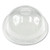 Boardwalk PET Cold Cup Dome Lids 9-10 oz Clear Straw Slot 1000/CT