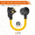 Relaxweek NEMA 10-30P to 6-30R Dryer & EV Charger Adapter 240V 30A ETL Listed