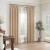 Waverly Serendipity Pinch Pleat Light Filtering Curtain Panel 25x95 Linen