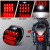 NTHREEAUTO Smoked LED Rear Tail Light for Harley-Davidson - Brake & Running