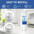 SETFEEL SE021 UltraClarity Refrigerator Water Filter 3-Pack for Bosch & Thermador
