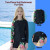 FAFSGOD Girls UPF 50+ Long Sleeve Rash Guard 2-Piece Swimsuit Set 11-12Y