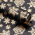 WRAPAHOLIC Black & Gold Snowflake Embossed Kraft Wrapping Paper 16.5ft Roll