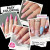 UNA GELLA 216pc Clear Medium Almond Full-Cover Press-On Nail Tips – 12 Sizes