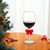 Holiday Time Christmas Red Wine Glasses Set of 2 with Red Bow – 15.5oz