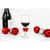 Holiday Time Christmas Red Wine Glasses Set of 2 with Red Bow – 15.5oz