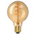HEWASOL G25 Spiral LED Edison Bulbs 3-Pack Dimmable 4W Amber 2000K