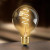 HEWASOL G25 Spiral LED Edison Bulbs 3-Pack Dimmable 4W Amber 2000K