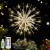 Lewondr 12" Gold Snowflake Christmas Tree Topper – 30 LED Remote USB