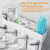 SuoXing 12-Bottle Vertical Baby Bottle Drying Rack – Space-Saving Gray