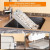 SuoXing 12-Bottle Vertical Baby Bottle Drying Rack – Space-Saving Gray