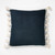 Threshold Studio McGee 20x20 Navy Blue Woven Tassel Throw Pillow