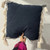Threshold Studio McGee 20x20 Navy Blue Woven Tassel Throw Pillow