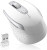 Cimetech Silent Wireless Optical Mouse – 1600 DPI Ergonomic White