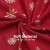 FRAMICS Christmas Blackout Curtains Red Gold Snowflake 2 Panels 52x84