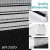 Joydeco Black Cordless Zebra Blinds 33"x75" – Dual-Layer Light Filtering