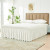 Biscaynebay Ivory King & Cal King Bed Skirt – 15" Drop Wrap-Around