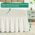 Biscaynebay Ivory King & Cal King Bed Skirt – 15" Drop Wrap-Around