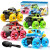 Kigwux 4-Pack Light-Up Monster Truck Toys with Take-Apart Drill for Kids