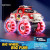 Kigwux 4-Pack Light-Up Monster Truck Toys with Take-Apart Drill for Kids