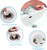 2-Pack Pop-Up Sink Stopper & Hair Catcher Drain Strainer – Universal Fit
