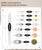 Bananabay 8-Piece Magnetic Measuring Spoons Set – 304 Stainless Steel with Leveler