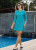 Women's UPF 50+ Swim Cover Up Dress XS - 3/4 Sleeve, Pockets, Nylon Blend