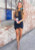 Btfbm Women's Sleeveless Ruched Bodycon Mini Dress – Black, Size M