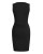 Btfbm Women's Sleeveless Ruched Bodycon Mini Dress – Black, Size M