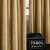 BULBUL Gold Velvet Blackout Curtains 84" – 2-Panel Grommet Set