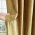 BULBUL Gold Velvet Blackout Curtains 84" – 2-Panel Grommet Set