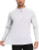 Actflare Men's Quarter Zip Pullover Long Sleeve UPF 50+ Running Shirt