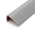 Taaizau Grey Anti-Slip Stair Nosing Strip – Self-Adhesive PVC, 20ft+