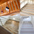 Taaizau Grey Anti-Slip Stair Nosing Strip – Self-Adhesive PVC, 20ft+