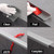 Taaizau Grey Anti-Slip Stair Nosing Strip – Self-Adhesive PVC, 20ft+