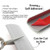 Taaizau Grey Anti-Slip Stair Nosing Strip – Self-Adhesive PVC, 20ft+
