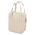 YNGVE Small Waterproof PU Leather Makeup Bag – Beige Travel Cosmetic Pouch