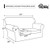 Easy-Going 3-Piece Stretch Fleece Loveseat Slipcover – Fits 60-80"