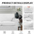 Easy-Going 3-Piece Stretch Fleece Loveseat Slipcover – Fits 60-80"