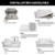 Easy-Going 3-Piece Stretch Fleece Loveseat Slipcover – Fits 60-80"