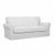 Easy-Going 3-Piece Stretch Fleece Loveseat Slipcover – Fits 60-80"