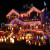 HISHINY 400 LED Icicle Christmas Lights 32ft – 8 Modes, Timer, Multicolor