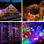 HISHINY 400 LED Icicle Christmas Lights 32ft – 8 Modes, Timer, Multicolor
