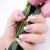 MNSL Mermaid Press-On Nails – Short Coffin Glossy Pearl Glitter Set